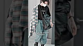 Jungkook airport Fashion #bts #btsjk #jungkook #trendingshorts #explore #thinkinglover #shorts