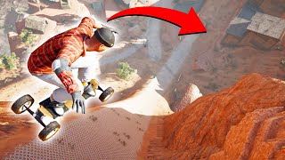 MOUNTAIN BOARDING OFF A CLIFF! (Riders Republic)