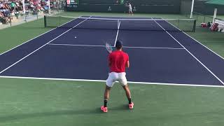 Borna Coric Practice at Indian Wells 3-11-18