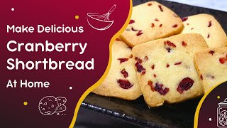 CNY 2024 Must Have - Cranberry Shortbread Cookies