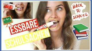 ESSBARE SCHULSACHEN - BACK TO SCHOOL PRANKS ⎮weeklyMel