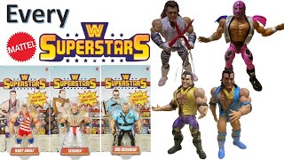 *see newer video* Every Mattel WWE Superstars Action Figures Comparison List Waves 1-10 & NWO