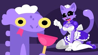 Toothless x Catnap Girl. Сleaning | Poppy Playtime chapter 3 Animation