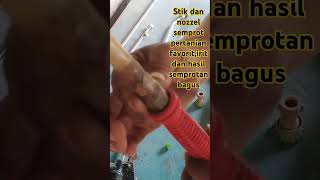 stik dan nozzel semprot pertanian modifikasi