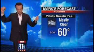 mark thompson the weatherman dancing La camisa negra