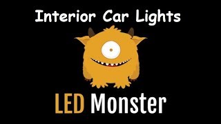 LED Monster Interior Car Lights Replacement Bulbs