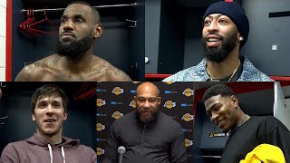 Lakers vs Wizards | Lakeshow Postgame Interviews x Highlights: AD, Rui, Austin, LeBron & Darvin Ham