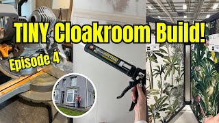 Building a TINY Space-Saving Cloakroom! Ep 4 Wainscoting Panelling, B&Q Trip & Wallpaper Choices!