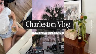 CHARLESTON VLOG: A Productive Day In My Life, Weekly Florals, & New Fav Salad Recipe