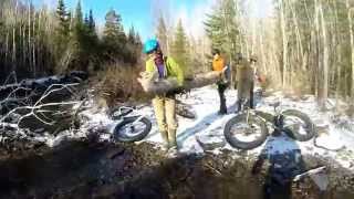 Cold River Crossing. Surly Moonlander Fat Bike.