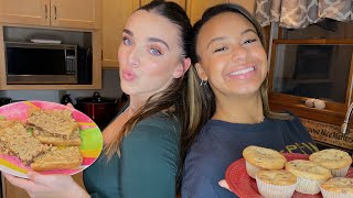 VLOGMAS DAY 1 baking with Kendall | Nia Sioux