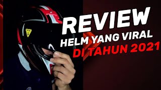 UNBOXING & REVIEW HELM VIRAL 2021 | NJS HELMET RED CARBON