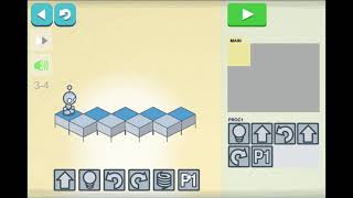 Hour of Code: Lightbot - Level 3-4 Full Tutorial