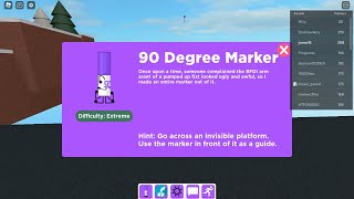 How to get 90 Degree marker in Find the Markers Roblox