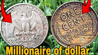 Don't Spend these Top 15 Washington quarter dollar Rare Lincoln pennies Worth Huge money