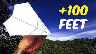 WORLD RECORD Paper Aeroplane - How to Make a Paper Airplane for Distance Flies Far - headbank