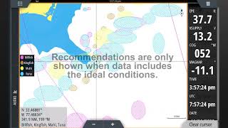 How to display the fishing recommendations feature | Fish Mapping | SiriusXM Marine | Simrad