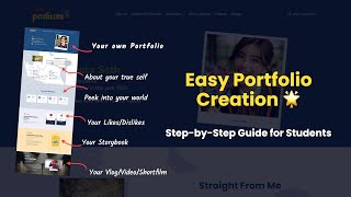 Easy Portfolio Creation 🌟: Step-by-Step Guide for Students | WAO Podium