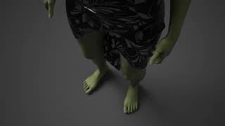 Realistic Celebrity as She Hulk Transformation