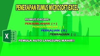 CARA MEMASUKKAN RUMUS DI EXCEL