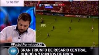 Debate: Gran triunfo de Rosario Central quedó a 7 puntos de Boca - 30-08-15