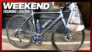 Cycling Training Vlog - Weekend Edition !  Tempo, Zwift Racing, Endurance & Cake !