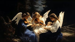 Amidst the stillness, angels play a song of eternity, guiding us with love and light.