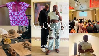 FUN THINGS TO DO AS A COUPLE IN LAGOS + CLAY MODELLING | THANKSGIVING IN NIGERIA| VLOGMAS Day3 & 4