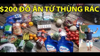 #84- DUSTIN ĐI LỤC THÙNG RÁC ĐƯỢC QUÁ TRỜI ĐỒ ĂN | CUỘC SỐNG MỸ & VIETNAM