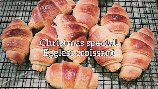 eggless croissant 🥐 recipe!! Christmas special eggless croissant recipe in a easy way!!! must try !!