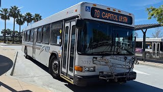 Santa Clara VTA: 2001 Gillig Low Floor 40' #1032 on Route 70 Capitol Station