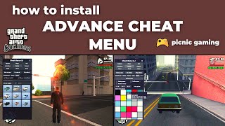 How to install Advance Cheat Menu for GTA San Andreas | Cheat Menu By Grinch v3.0 for GTA SA