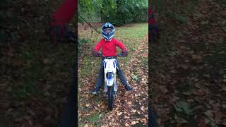 Getting air attempt 1 of 3 #funbikes #electricpitbike #mxr #emx #motorcross #upgrades