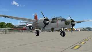 Warbird Society FS A 26 Invader Engine Test FSX