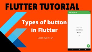 Types of Button in Flutter | flutter Tutorial 2021