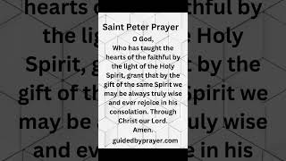 Saint Peter Prayer