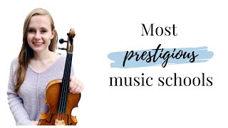 What's the most prestigious music school? #violin #music