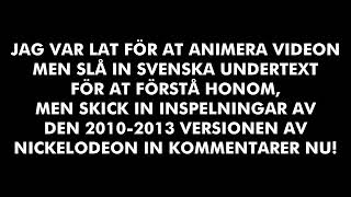 Nickelodeon Sverige 2010-2013 arkiv tillkännagivande