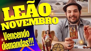 ♌ Tarot Leão . Novembro 2024 . SÃO MIGUEL ARCANJO & A GUERRA DA OBSTINAÇÃO 🪽  LEITURA DE AUTOAJUDA