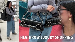 TIFFANY HARDWEAR EARRINGS | GUCCI HORSEBIT SIZE COMPARISON HEATHROW DESIGNER SHOPPING | YSL, BOTTEGA