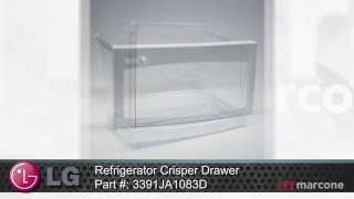 LG Refrigerator Crisper Drawer Part #:3391JA1083D