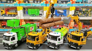 Review Of Diecast Trucks For Garbage Truck, Crane Truck, Sprinkler Tank Truck, Excavator