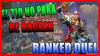 ¡Me dice que tengo suerte y no para de ragear! | Ranked Duel King Arthur