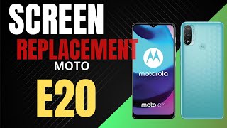 Motorola E20 Screen Replacement including frame  Step-By-Step Tutorial