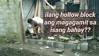 paano mag estimate ng hollow block na gagamitin sa isang bahay