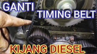 Cara pasang TIMING BELT KIJANG DIESEL,,dan ketahui titik top timingbelt kijang diesel