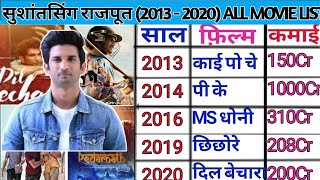 Sushant Singh Rajput (2012 -2020) All Movie List | Sushant Singh Rajput Hit Or Flop | Bollywood Bike