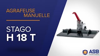 Agrafeuse manuelle STAGO H18 T | ASB