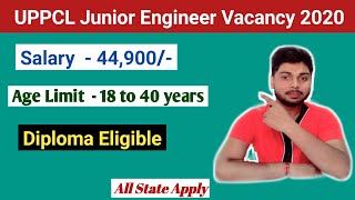 UPPCL Junior Engineer Vacancy 2020| Salary- 44,900/- | Complete Information | By Ambuj Tripathi