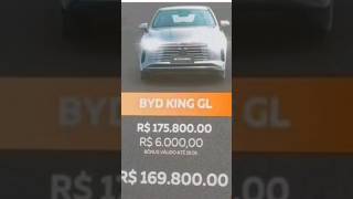 PREÇO BYD KING! MAIS BARATO QUE COROLLA ASPIRADO #shorts